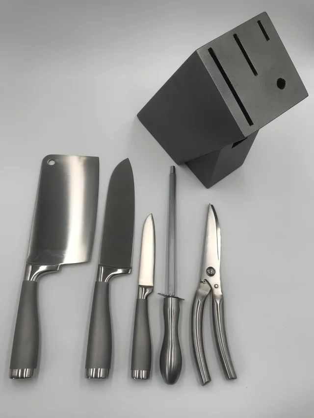 6 Pieces Kitchen Knife Set