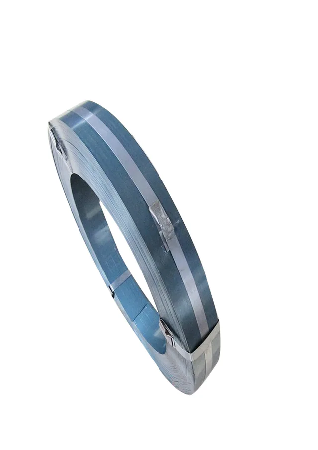Hardened and tempered steel strip (harvester blade)