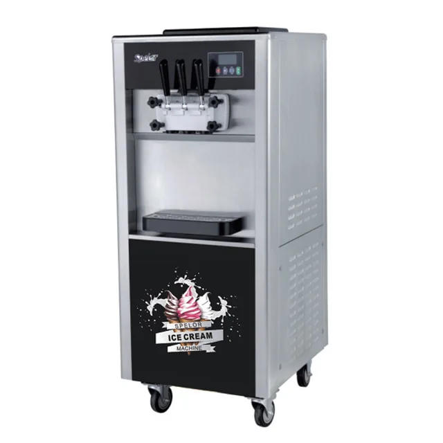 Floor Type Soft Ice Cream Machine 18l/H