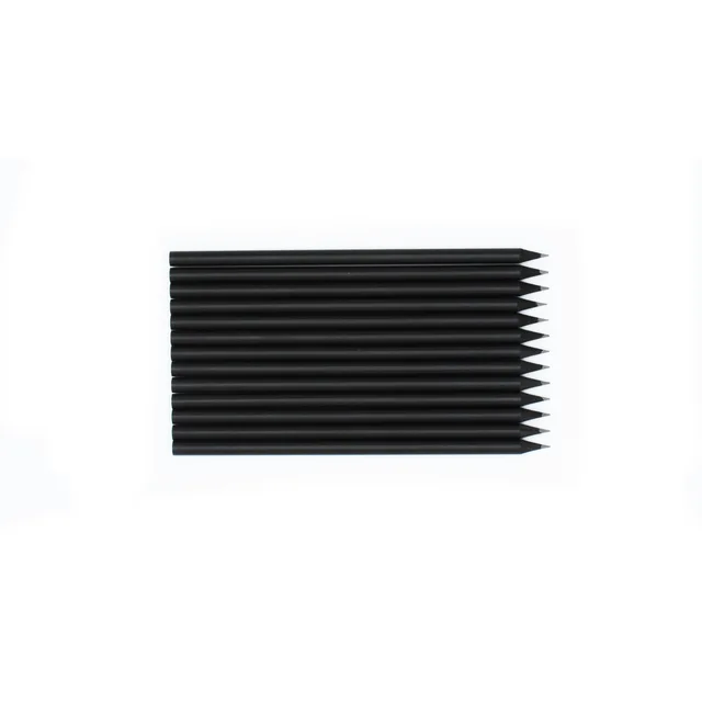 Black wood HB pencil