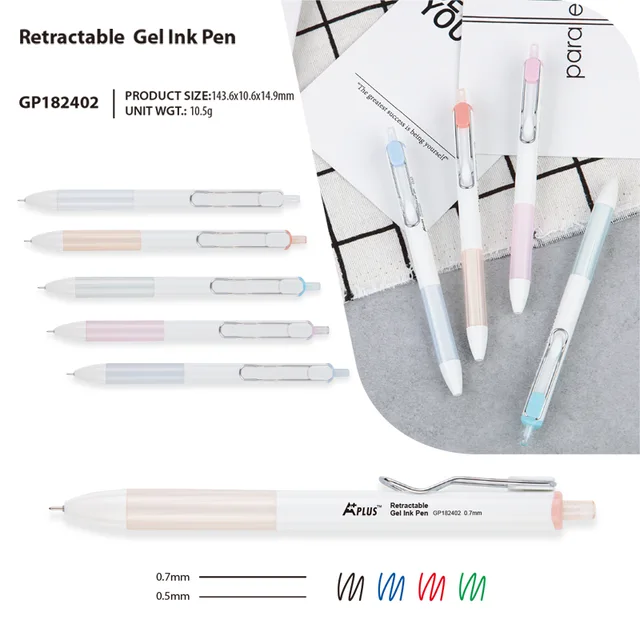Retractable Gel Ink Pen