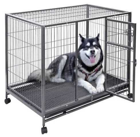Heavy duty dog cage
