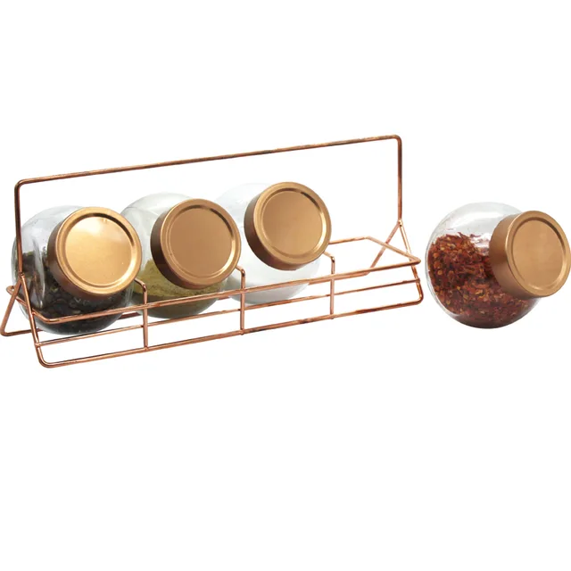 Glass Spice Jar Set