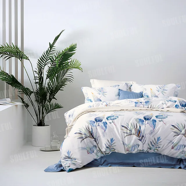 100%Cotton,300tc Sateen,Printing Bedding Set