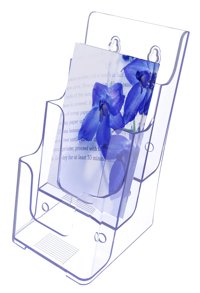 3-Tier wall mount high back holder 1/3 A4