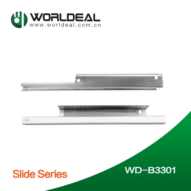 Single extension concealed slides