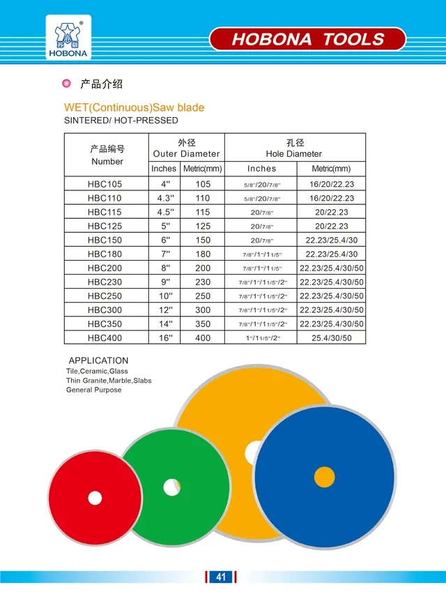 Continuous Diamond Blade