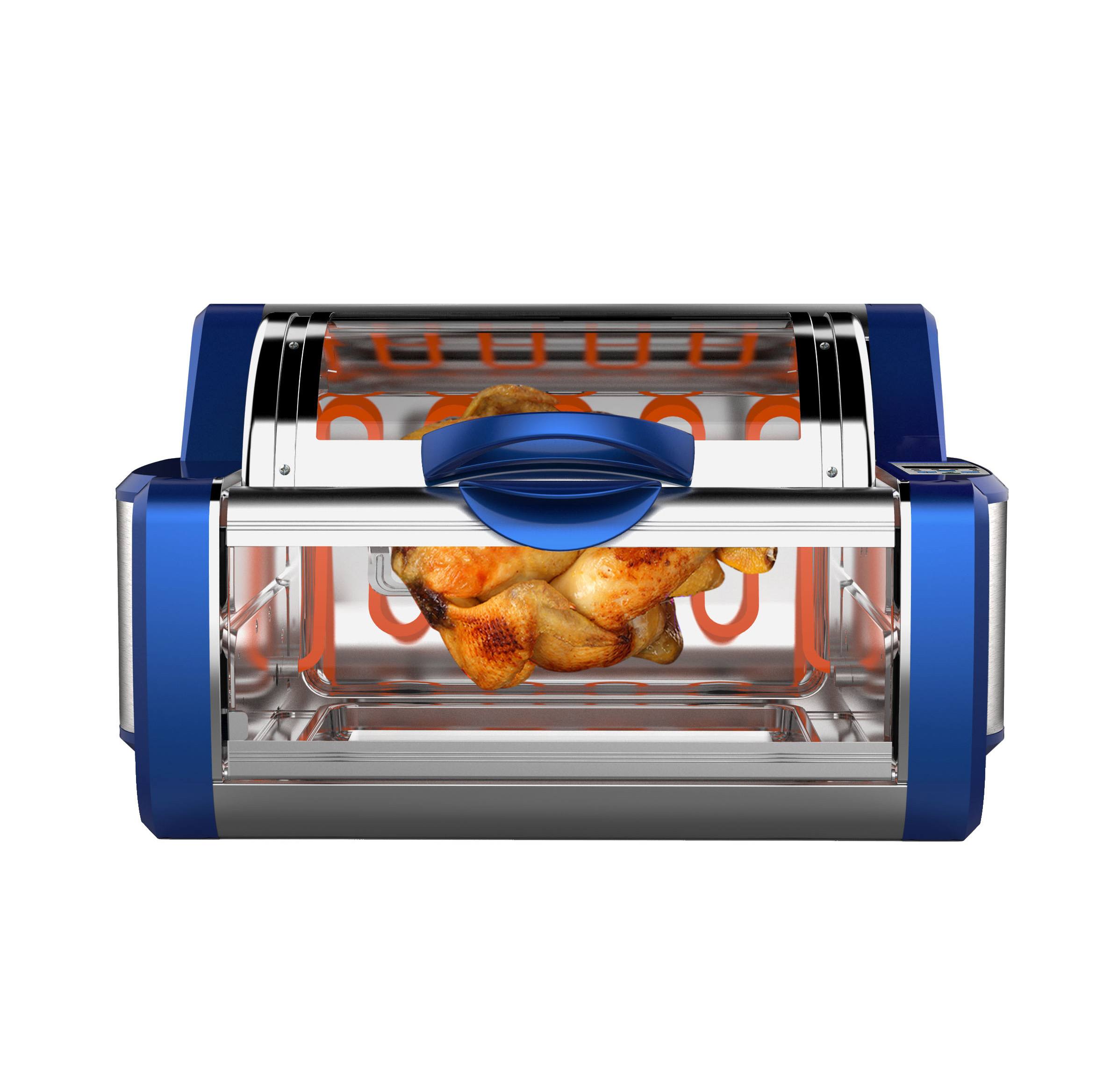Double Door Multi-function Rotisserie Grill