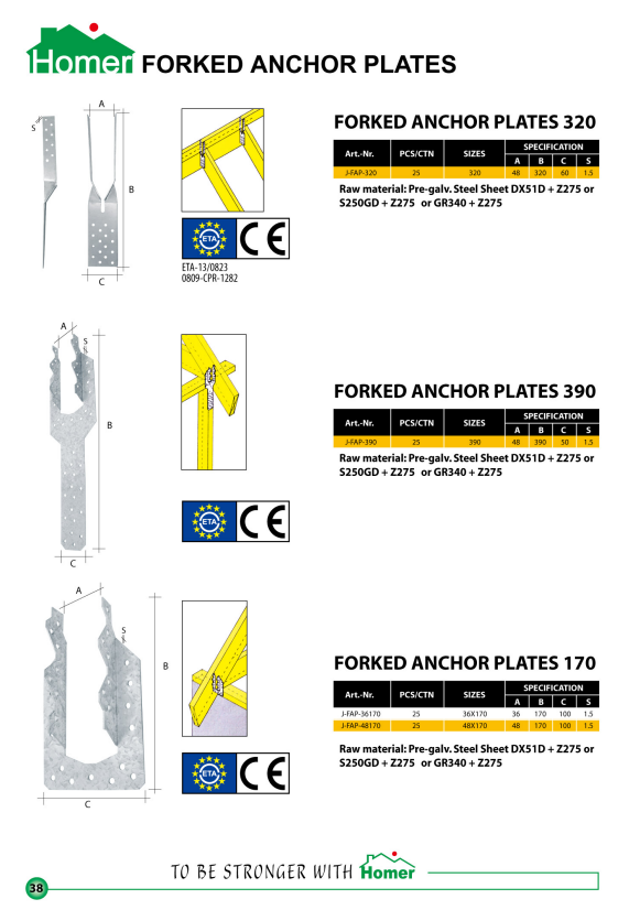 Forked Anchor Plates