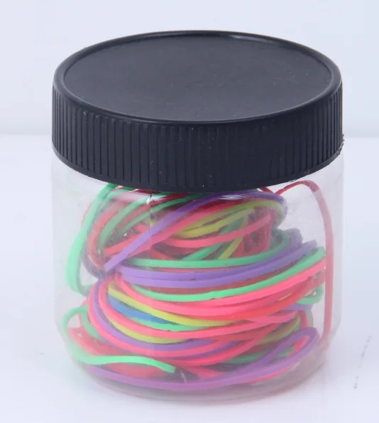 Neon color rubber bands,Assorted color rubber bands,Bright color rubber bands,43X1.5Assorted color rubber bands