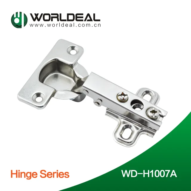 Slide-on one way hinge