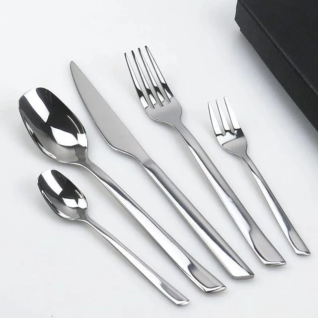 OEM/ODM gold plated cutlery, gold cutlery set, gold plated flatware wholesale for wedding event restaurant