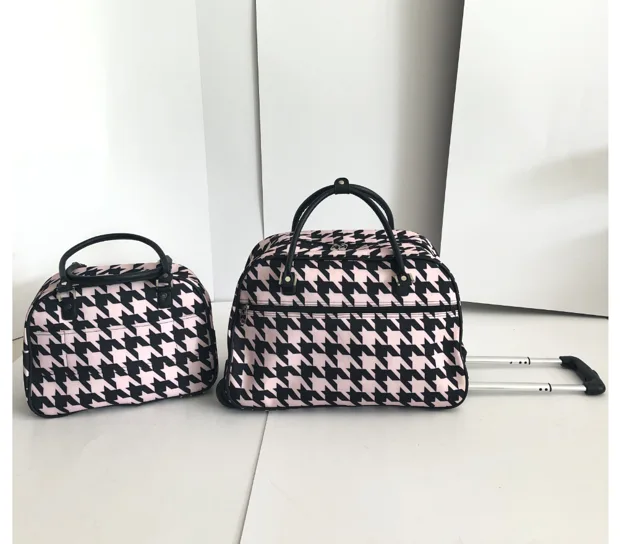 Rolling duffle and backpack set