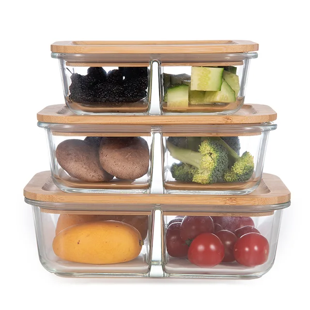 Glass meal prep