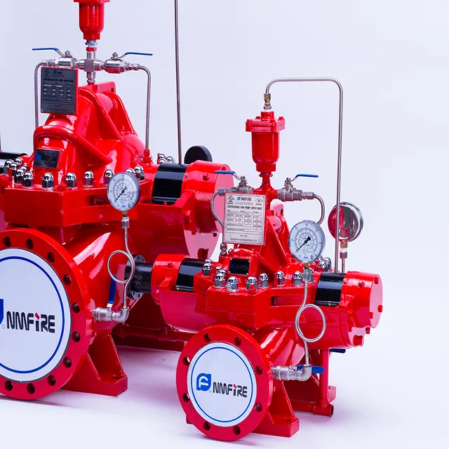 Split case fire pump