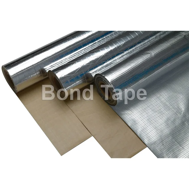 Heat-Sealing Foil-Kraft-Scrim Facing FKSE-7511B