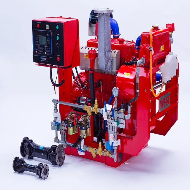 Fire fighting diesel engine