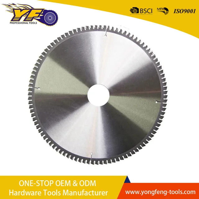 Tct saw blade for aluminum