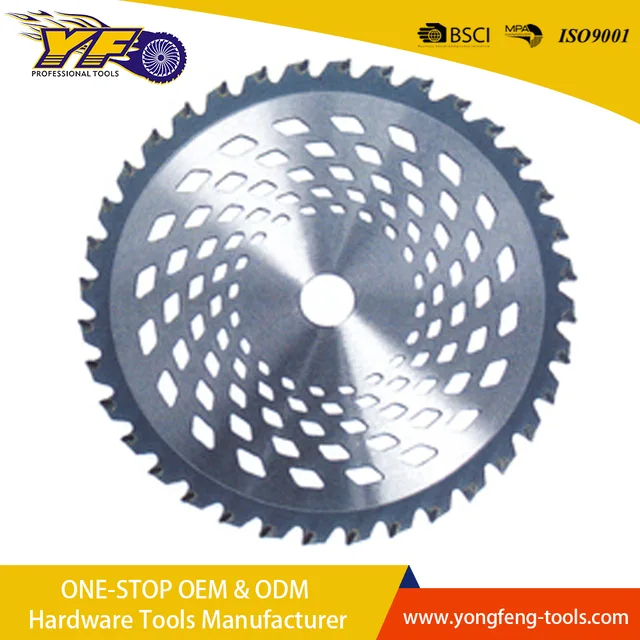 Tct saw blade for grass