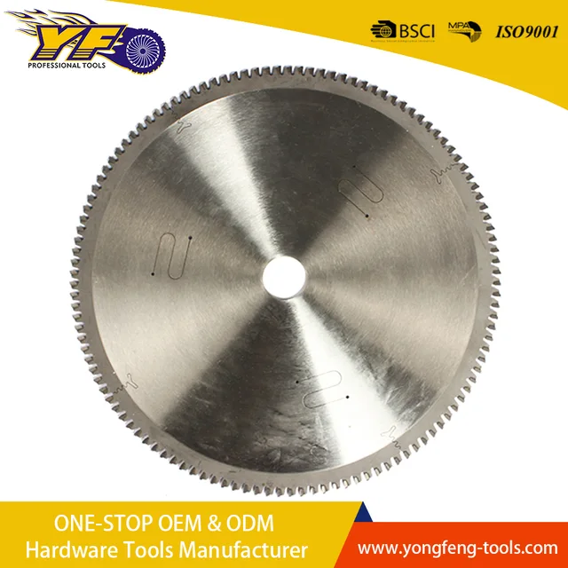 Tct saw blade for aluminum