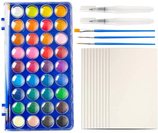 36Color Solid Watercolor Set