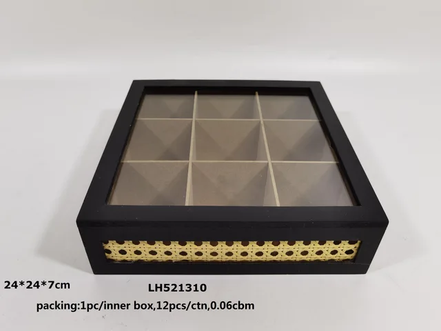 MDF tea box home decoration