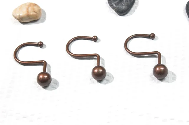 Retro Metal shower curtain hook sold well