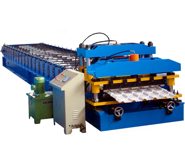 Galvanized roofing sheet roll forming machine