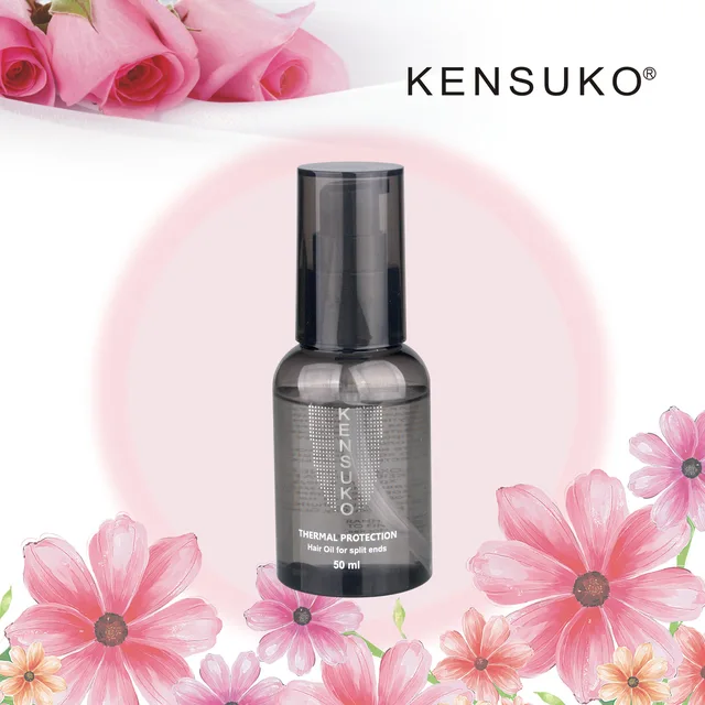 KENSUKO THERMAL PROTECTION Thermal oil for for split ends 50 ml Hair Care Weightless Healing Oil, Anti-Breakage Keratin Oil