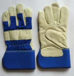 Pig grain leather working glove