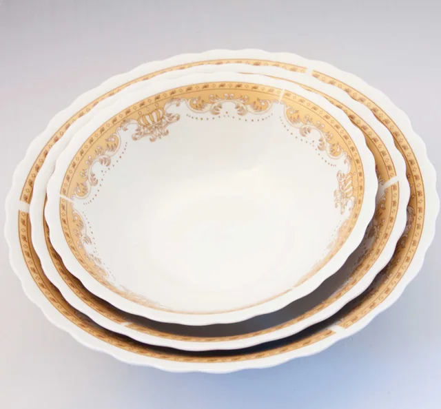 Daily used wholesale porcelain salad bowl ceramic soup bowl salad bowl rice bowl soup bowl