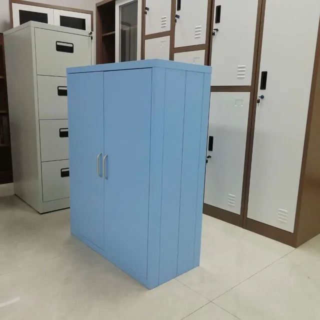 Foldable steel filing cabinet