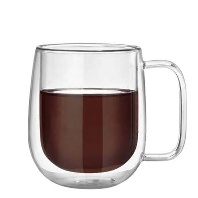 Double coffee mug with handle