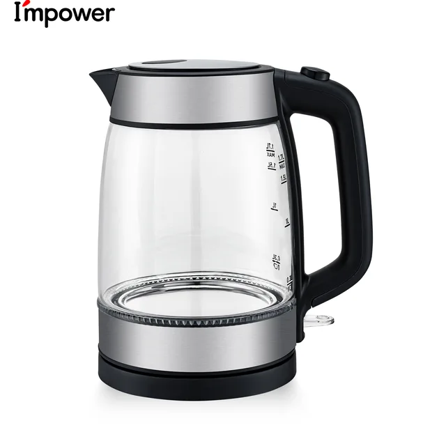 Anboer Electric Glass Kettle HB-K078B 1.7L High borosilicate glass kettle