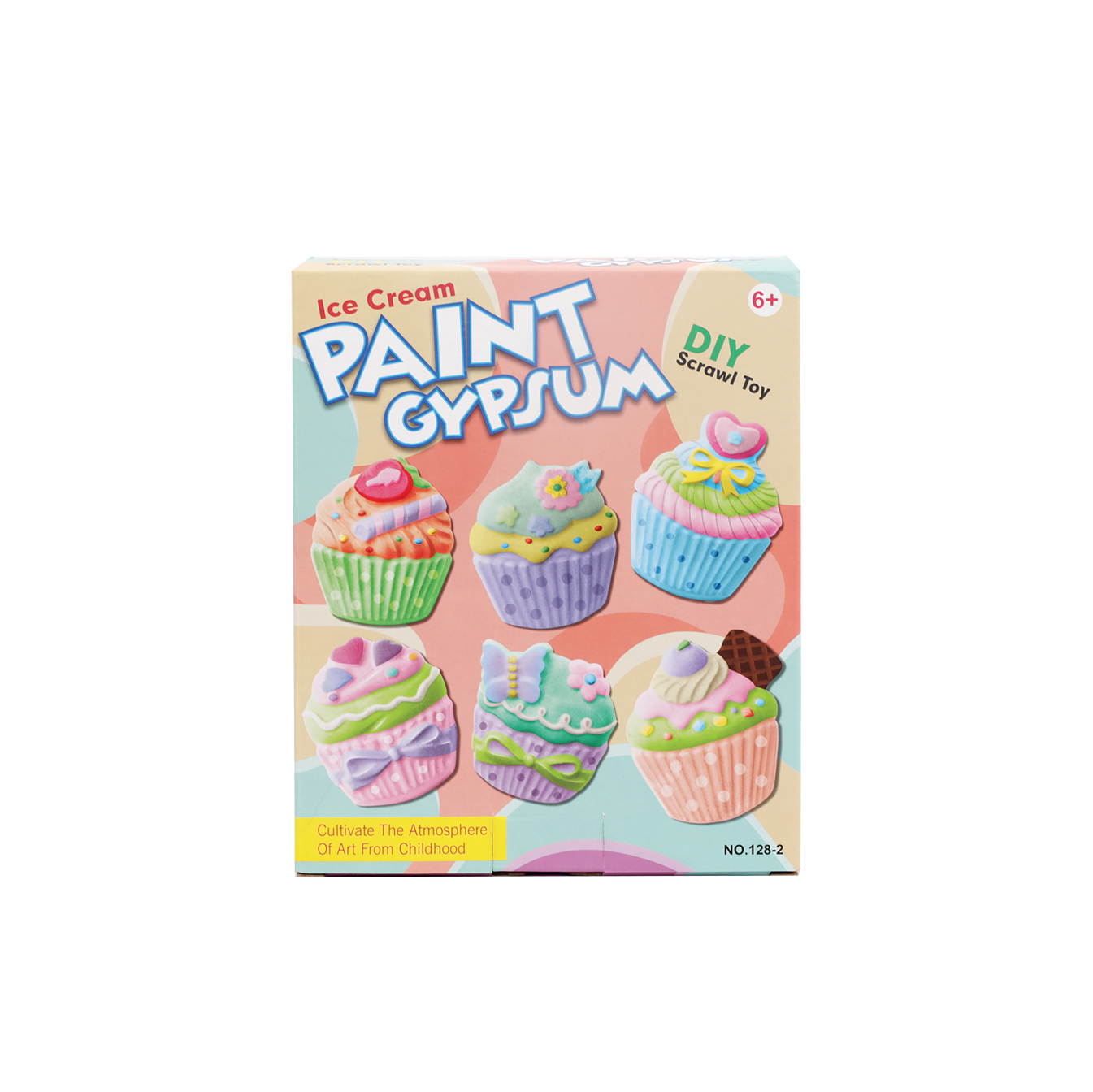 Ice Cream Paint Gypsum DIY Scrawl Toy
