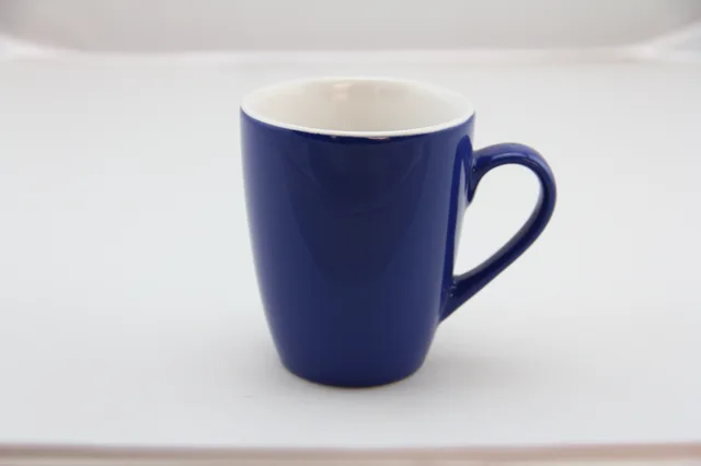 Glaze mug two tone color mug