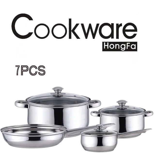 7pc Ss Cookware Set
