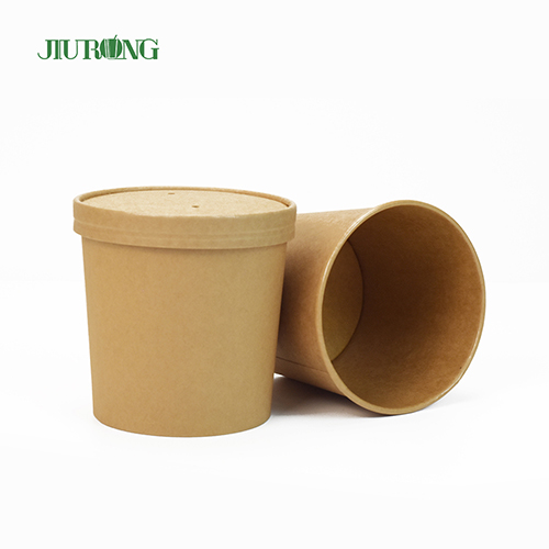 Paper Soup Bowl For Hot Food With Soup