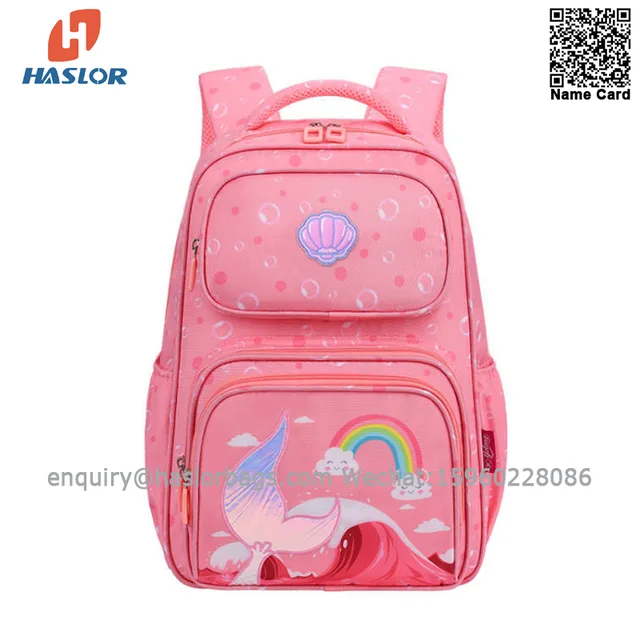 702a# 2021 New Style Funny Cartoon Primary School Sudents Backpack 15.6 inch Big Capacity Waterproof School Bag durable shool bags