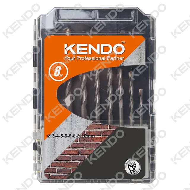 0000 hot 8pc Masonry Drill Bit Set :Ø3-4-5-6×2-8×2-10mm / drill bit / drill bit set / masonry drill bit / masonry bit / masonry drill
