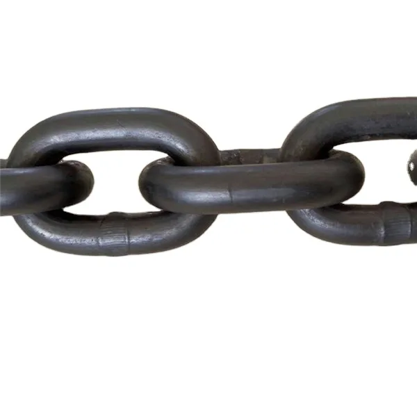 Deburring link chain