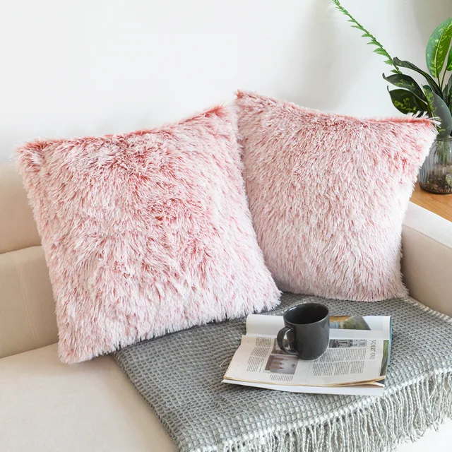 Luxury Soft Faux Fur Fleece Cushion Cover