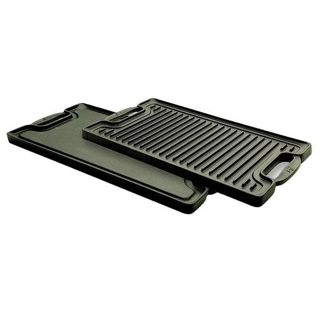 Cast iron reversible griddle,grill plate