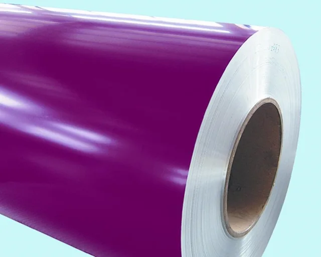 Color coated aluminum coil