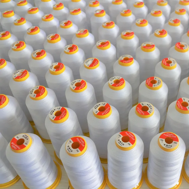 Polyester embroidery thread