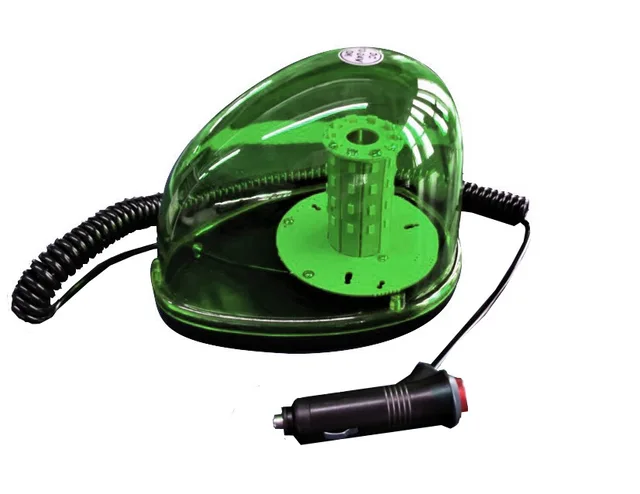 Blue warning light strobe beacon