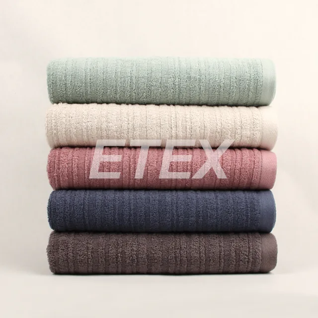 Low twist high low terry dobby soft feeling towel