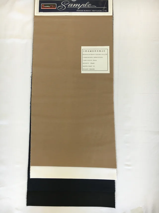 100%cotton 240gsm Twill Dyed