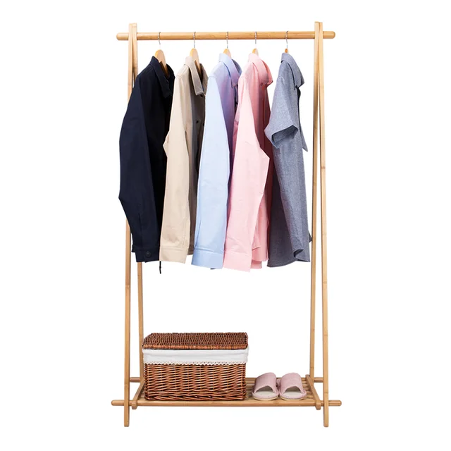 Bamboo coat rack