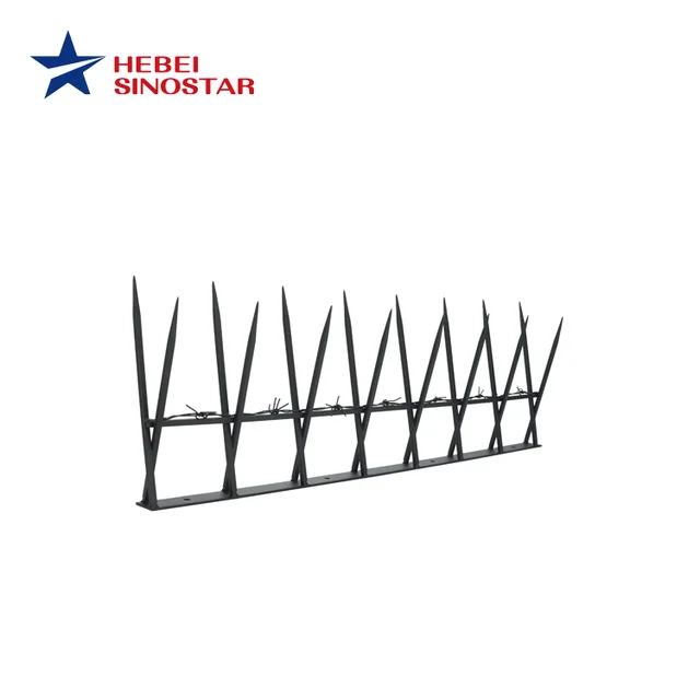 Wall spike fence